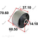 FRONT CONTROL ARM REAR BUSHING HYUNDAI KIA VARIOUS - 03-34207