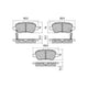 RDA PHANTOM CERAMIC BRAKE PAD SET HONDA RDC2031