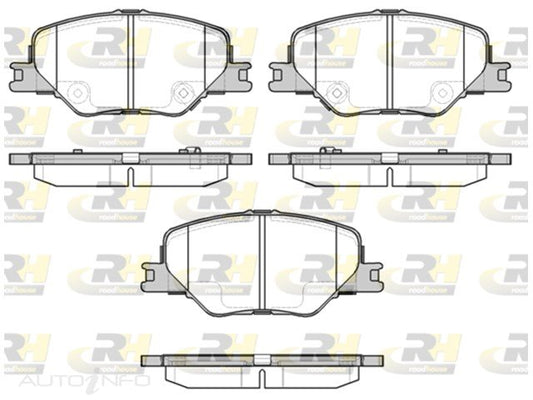 FRONT BRAKE PADS HOLDEN EQUINOX (EQ) 2.0L 2017- RDB1795-02-RH