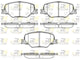 FRONT BRAKE PADS HOLDEN EQUINOX (EQ) 2.0L 2017- RDB1795-02-RH