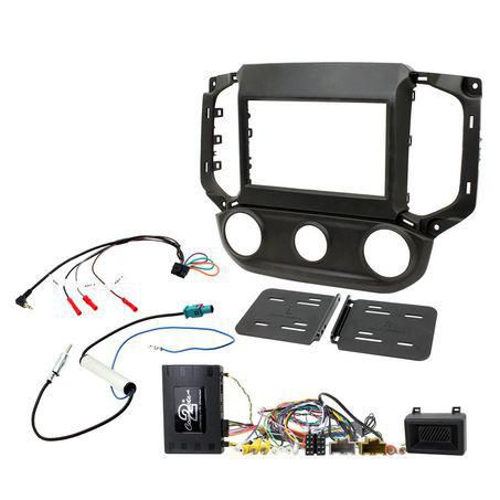 Aerpro Install Kit To Suit Holden COLORADO LT, TRAILBLAZER LT - MYLINK 7in (Black) FP8299K