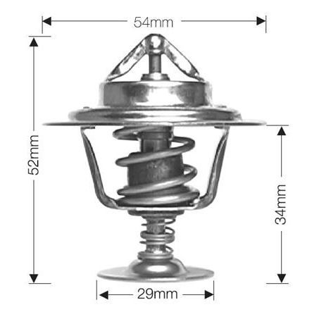 DAYCO THERMOSTAT 54MM 92 DEGREES C - 198 DEGREES F DT18F