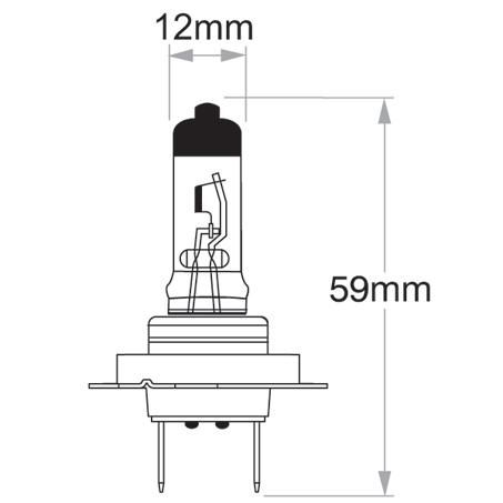 Narva H7 PX26d Globe 12V 80W
