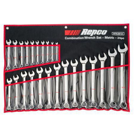 Repco 24 Piece Combination Spanner Set Metric RTK3512