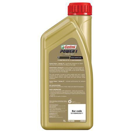 Castrol Power 1 Racing 2T Motorcycle Engine Oil 1L 3384385
