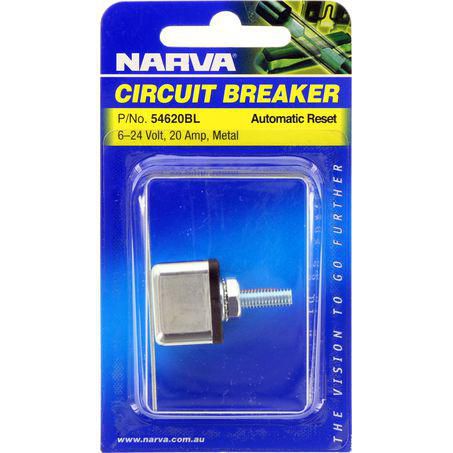 Narva Circuit Breaker Auto Reset 20A 1 Pce