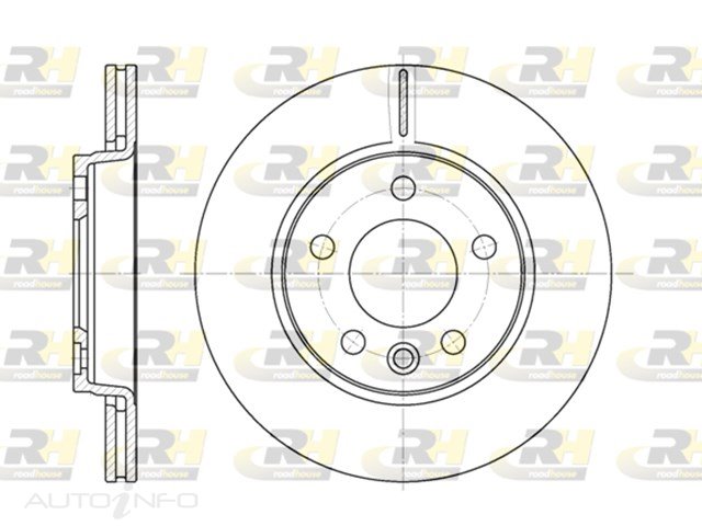 ROADHOUSE DISC ROTOR REAR VW TRANSPORTER T5 T6 7H 294*21.7*19.5* - DR9356V-RH
