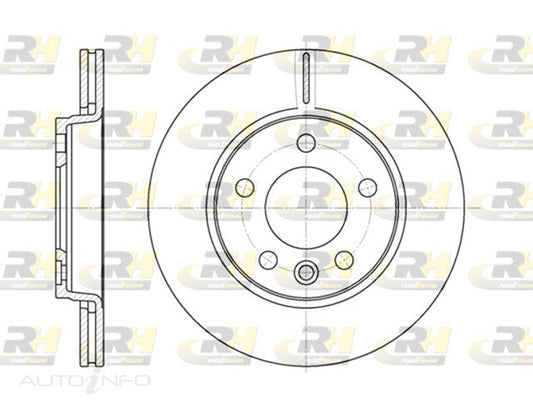 ROADHOUSE DISC ROTOR REAR VW TRANSPORTER T5 T6 7H 294*21.7*19.5* - DR9356V-RH