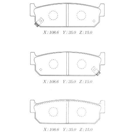 TRW DTEC Brake Pad Set (DB1399)