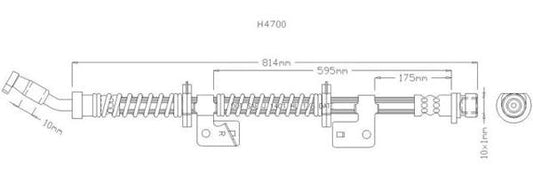 NELSON STOKES B/HOSE LANDROVER RANGEROVER FRH 9