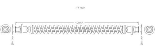 NELSON STOKES B/HOSE LANDROVER RANGEROVER REAR
