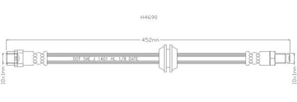 NELSON STOKES Brake Hose