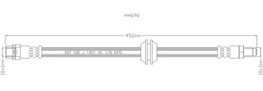 NELSON STOKES Brake Hose