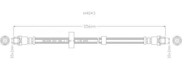NELSON STOKES Brake Hose