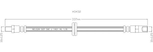 NELSON STOKES HOSE LADA SAMARA F 86-