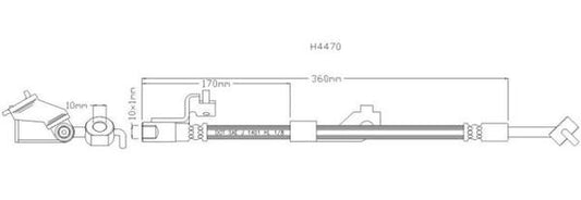 NELSON STOKES B/HOSE FORD ESCORT FRH 95-