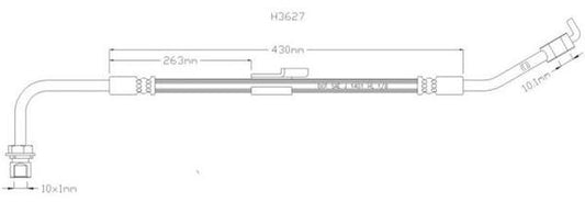 NELSON STOKES Brake Hose