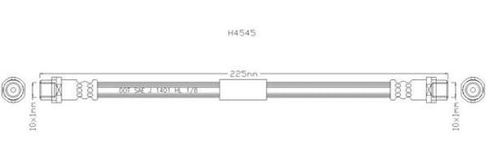 NELSON STOKES B/HOSE AUDI 80 REAR 91-96