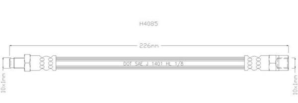 NELSON STOKES Brake Hose