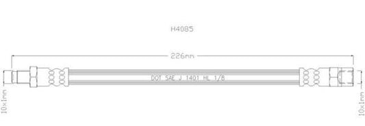 NELSON STOKES Brake Hose