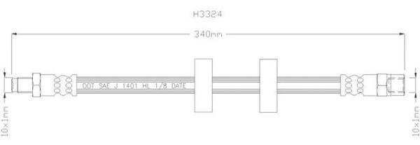 NELSON STOKES HOSE AUDI 80- VW GOLF F 78-