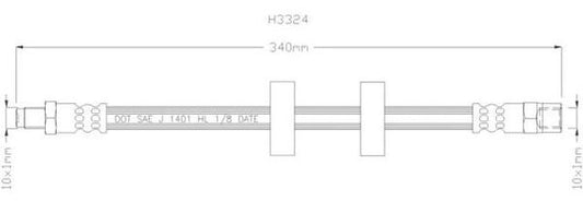 NELSON STOKES HOSE AUDI 80- VW GOLF F 78-