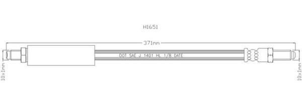 NELSON STOKES HOSE FORD SIERRA F 83-85