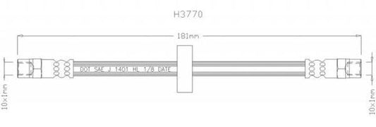 NELSON STOKES Brake Hose