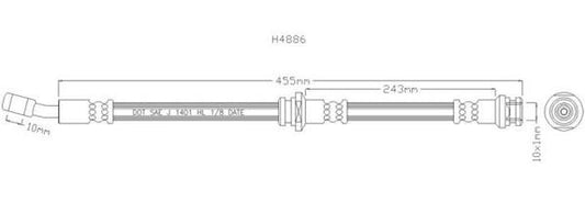 NELSON STOKES HOSE SUZ SWIFT SF413 F 89-