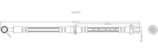 NELSON STOKES Brake Hose