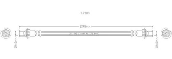 NELSON STOKES HOSE TOY HI-ACE YH50/61 F 86-