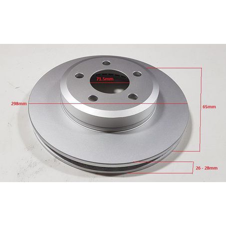 Brake Rotor 298x65x28 F Ford Falcon BA BF FG - BR504