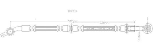 NELSON STOKES HOSE TOY STARLET EP70/71 FRH 87-