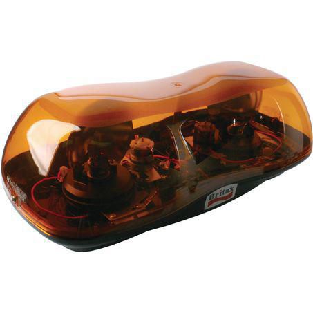 Britax Halogen Beacon Amber 24V Permanent Mount 420-00-24V