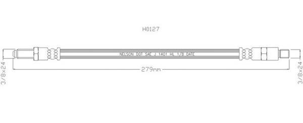 NELSON STOKES HOSE AUS- DATSUN- TRI FORD R