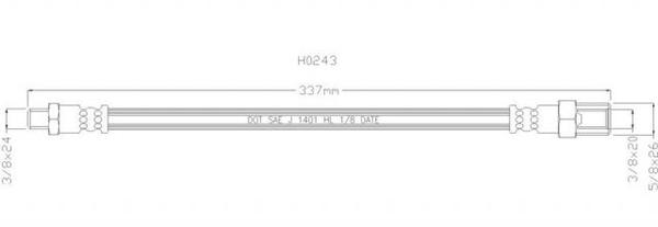 NELSON STOKES HOSE MOR MINOR F/R 62-71