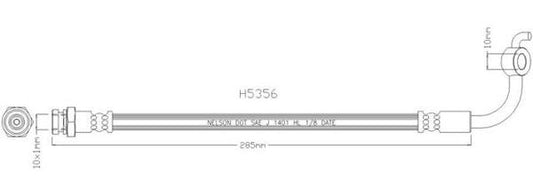 NELSON STOKES B/HOSE MAZ MX5 RLH 93-97