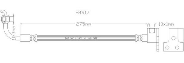 NELSON STOKES B/HOSE MAZ MX5 RRH 93-97