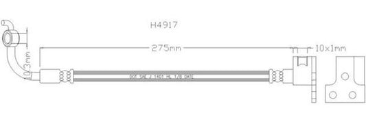 NELSON STOKES B/HOSE MAZ MX5 RRH 93-97