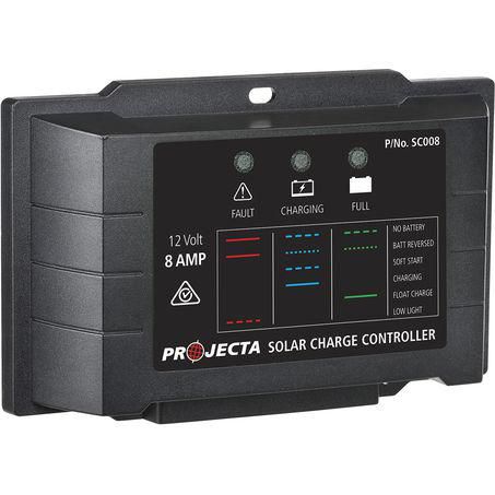 PROJECTA 12V 8A 4 Stage Solar Charge Controller