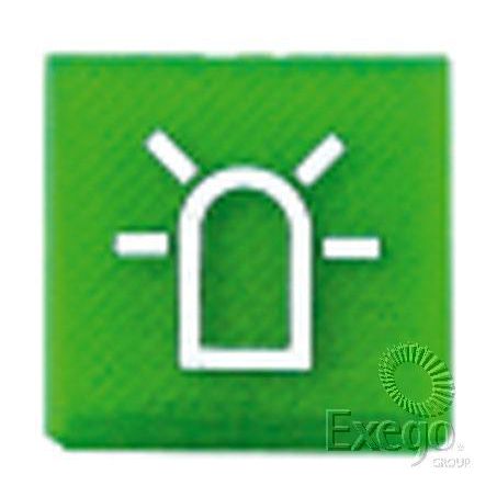 HELLA Switch Symbol Green Rotating Beacon - Pack Size (1)