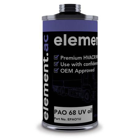 element.ac PAO 68 oil (Polyalphaolefin) with UV dye, 1 litre EPAO1U