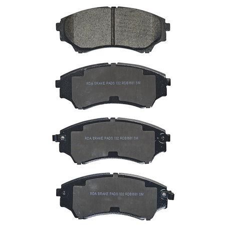 RDA GP MAX LOW METALLIC BRAKE PAD SET FORD MAZDA RDB1681