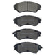 RDA GP MAX LOW METALLIC BRAKE PAD SET FORD MAZDA RDB1681
