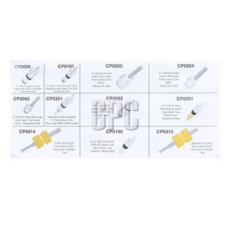 OEX Universal Valve Core & Tool Kit 46 Pieces