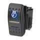 Narva SEALED ROCKER SWITCH OFF/ON SPDT 12V BLUE ILLUMINATED COMPRESSOR SYMBO