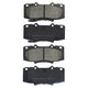 RDA GP MAX LOW METALLIC BRAKE PAD SET TOYOTA HILUX GGN15R KUN26R RDB2171