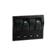 Narva 4 WAY ROCKER SWITCH PANEL OFF/ON SPST GREEN LED WITH CIRCUIT BREAKER P
