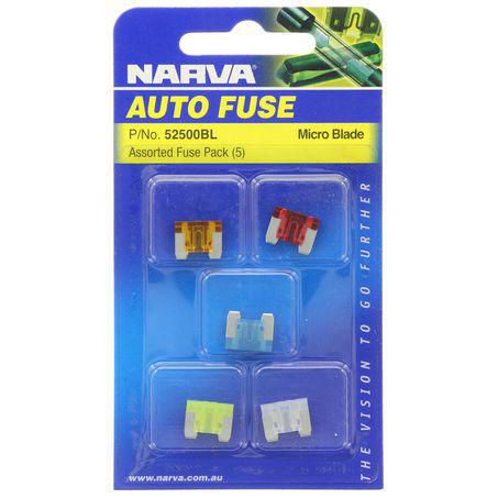 Narva Micro Blade Fuse Assortment 5 Pce
