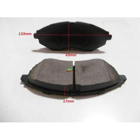 Royale Ceramic Ultra Brake Pad Set L:133.2 H:49 T:16.8 - BP1725